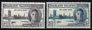 Фалкленды, 1946, Окончание II мировой войны, 2 марки